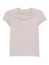 Rick Owens Slashed Levels T-shirt In Neutral