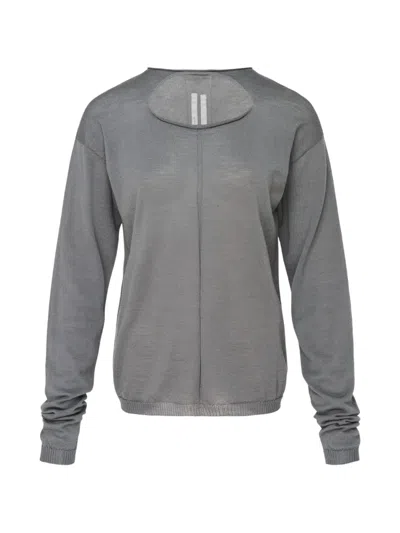 Rick Owens Slashed Oversized Sweater In Multi