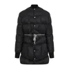 Rick Owens Mens Black Flight Liner Quilted-and-padded Regular-fit Shell-down Jacket In Black