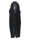 Rick Owens Sleeveless Coat In Black