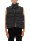 Rick Owens Sleeveless Down Jacket Flight In Black