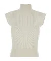 Rick Owens High-neck Vest In White
