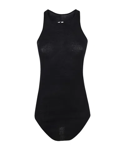 RICK OWENS FINE-RIBBED TANK TOP