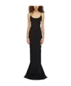 Rick Owens Sleeveless Maxi Dress In Black