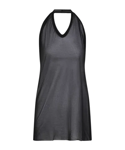 RICK OWENS RICK OWENS HALTERNECK SHEER TOP
