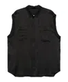 Rick Owens Black Hollywood Jumbo Sl Overshirt In Black