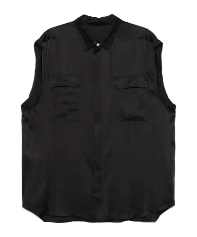 RICK OWENS RICK OWENS HOLLYWOOD RUNWAY JUMBO SL OUTERSHIRT