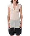 Rick Owens Off-white Hollywood Dylan T-shirt In White