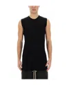 Rick Owens Basic Crewneck Sleeveless T-shirt In Black