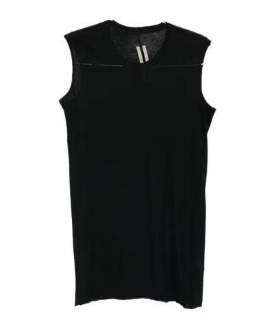 Rick Owens Sleeveless Top In Black