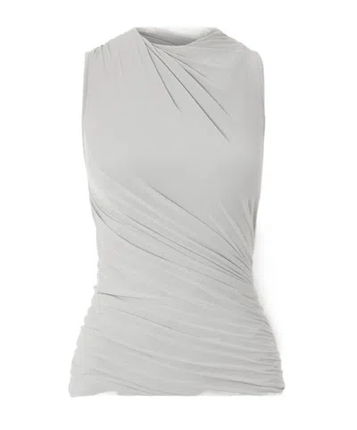 Rick Owens Sleeveless Top In White