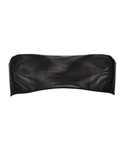 Rick Owens Sleeveless Tube Top In Black