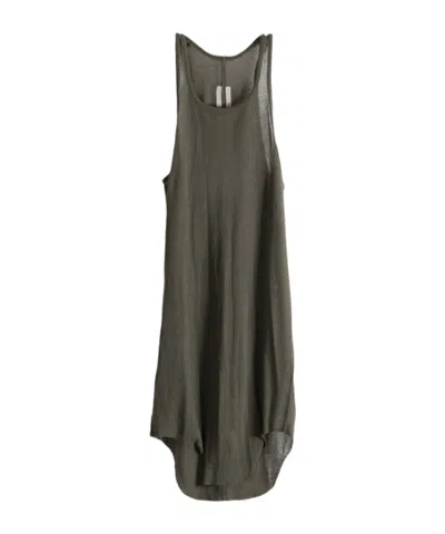 Rick Owens Sleeveless Vest In Gray