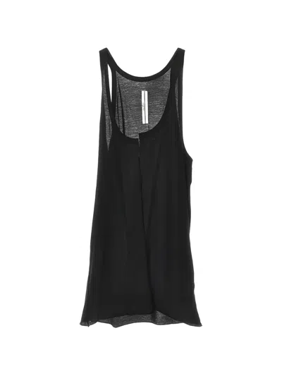 Rick Owens Sleeveless Vest In Black