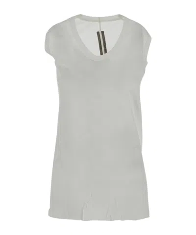 Rick Owens Sleeveless Vest In White