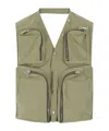 Rick Owens Sleeveless Work Vest In Nude