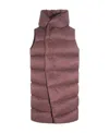 Rick Owens Amethyst Liner Down Jacket In Red