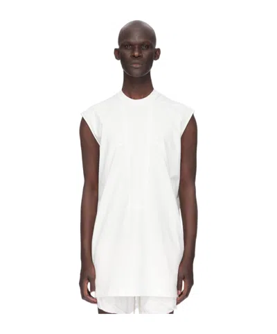 Rick Owens Sleeveless Vest In White