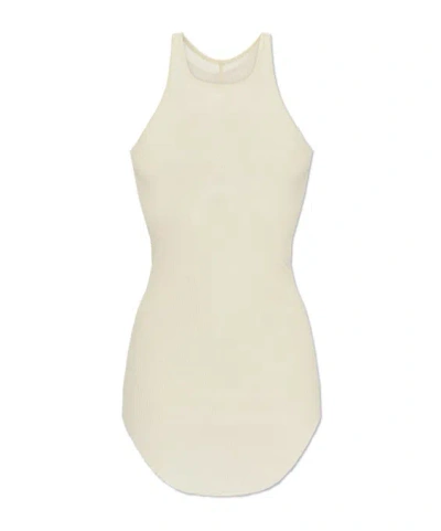 RICK OWENS RICK OWENS HOLLYWOOD BASIC RIBBED SCOOP NECK TANK TOP