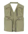 Rick Owens Sleeveless Work Vest In Nude
