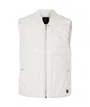 Rick Owens Sleevless Down Vest In White