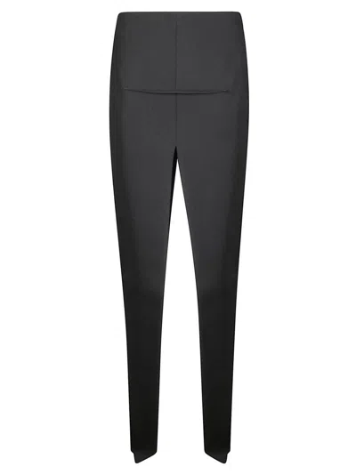 Rick Owens Sliced Design Skirt With Asymmetrical Layering In Black