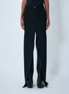 Rick Owens Sliced Maxi Skirt In Blue
