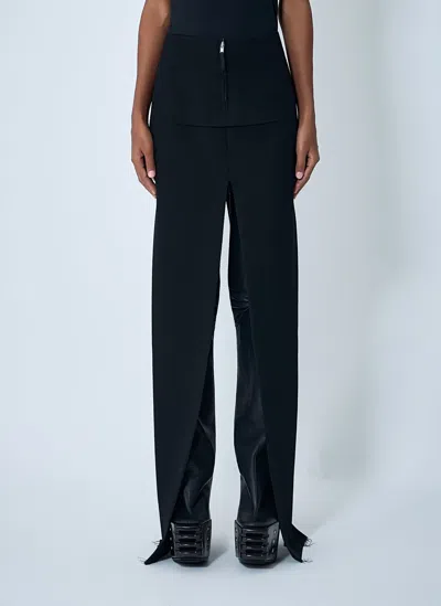 RICK OWENS SLICED MAXI SKIRT