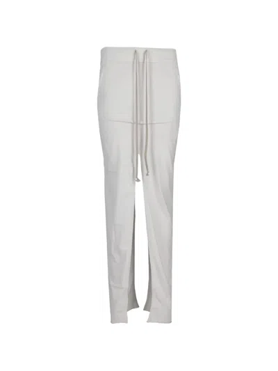Rick Owens Sliced Pillar Maxi Skirt In Gray