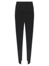 Rick Owens Concordians Sliced Wool Twill Skirt In Black