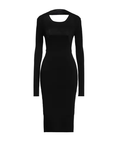 Rick Owens Slim Fit Dress In Black