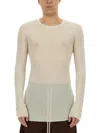 Rick Owens Slim Fit T-shirt In Neutrals