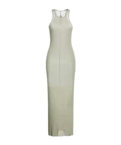 Rick Owens Slim Sleeveless Dress In Gray