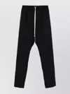 Rick Owens Slim Wool Trousers Drawstring