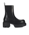 Rick Owens Beatle Bogun 60 Leather Ankle Boots In Black