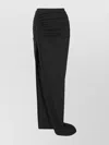 Rick Owens Slit Detail Ruched Maxi Skirt