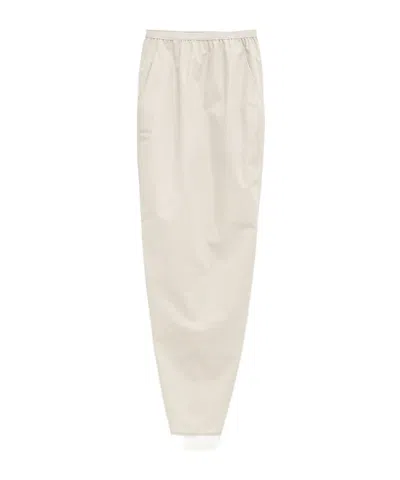 Rick Owens Slit Skirt In White