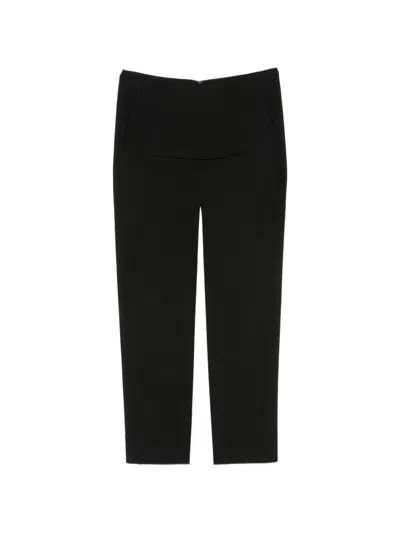 Rick Owens Slit-detail Zip-fastening Midi Skirt In Black