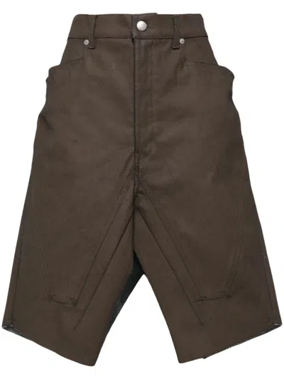 Rick Owens Slivered Skirt In 35 Bean
