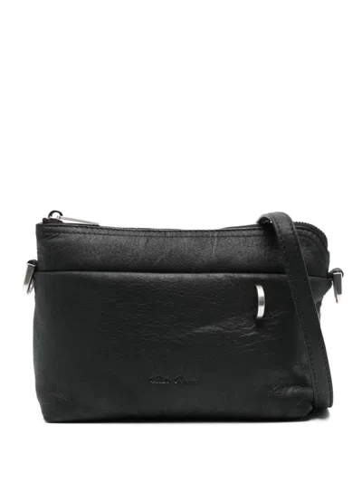 Rick Owens Small Adri Messenger Bag In Black