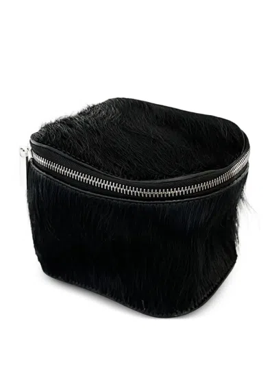 RICK OWENS SMALL ALL AROUND-ZIP MAKE UP BAG
