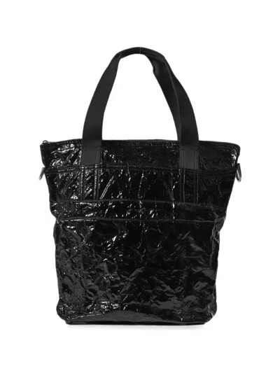 Rick Owens Small Crinkled-finish Tote Bag In Pink