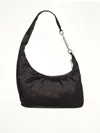 Rick Owens Gemini Shoulder Bag Adjustable Strap Hardware In Black
