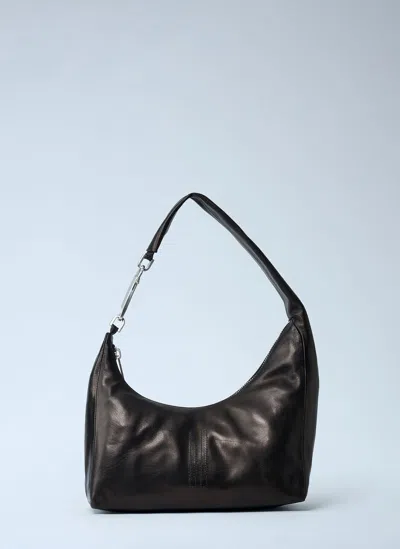 Rick Owens Small Gemini Shoulder Bag In Black