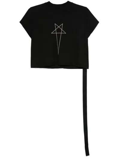 Rick Owens Small Level T-shirt In Black