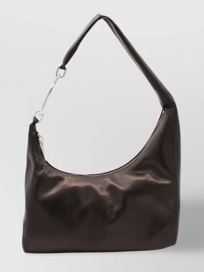 Rick Owens Smooth Shoulder Strap Metal Hardware In Gray