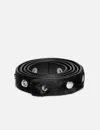 Rick Owens Snap Belt In Black
