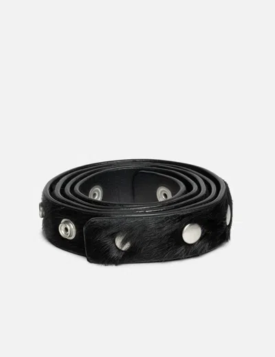 Rick Owens Snap Belt In Black