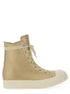 Rick Owens High-top Sneakers With Smooth Leather Upper And Chunky Sole