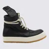 Rick Owens Creep Geobasket High-top Casual Shoes In Black